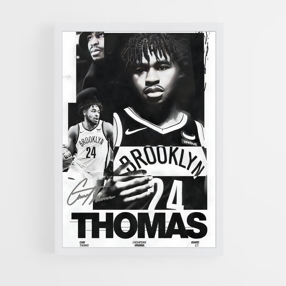Poster Brooklyn Legend – affiche Basketball (vue 3)